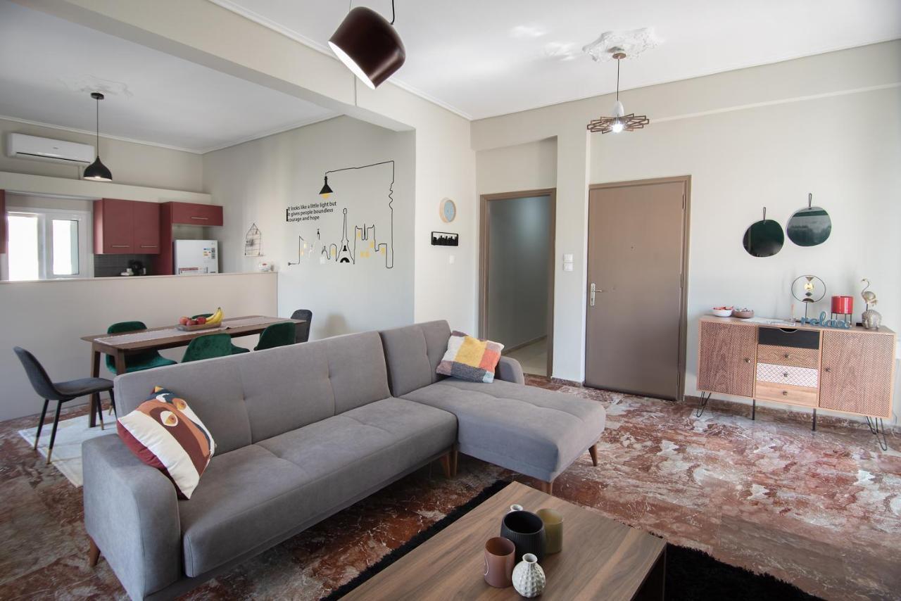 Emerald 110M2 Entire Floor Apt Steps To City'S Heart Kalamata Extérieur photo